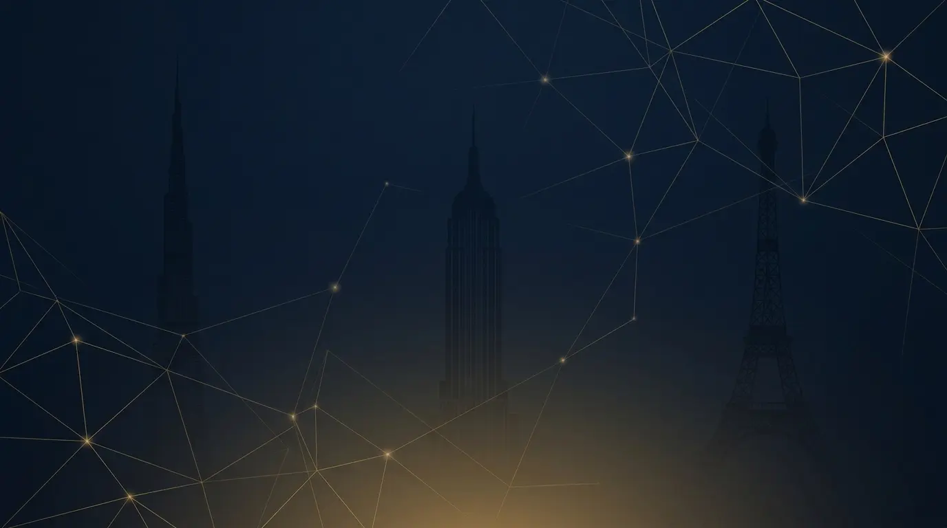 Dubai skyline at dusk — ABM Audit headquarters